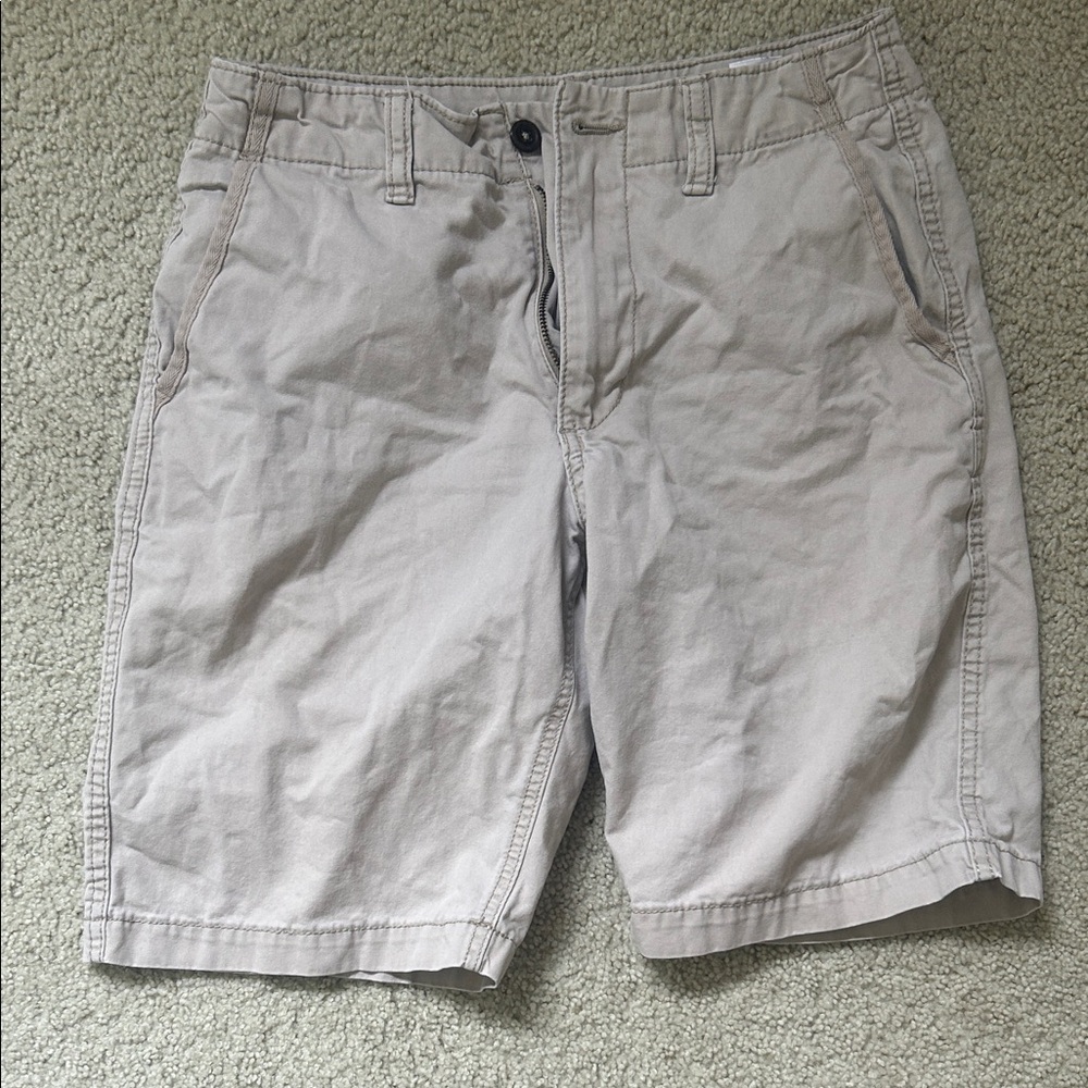 Old Navy Men's Light Tan Flat Front Shorts